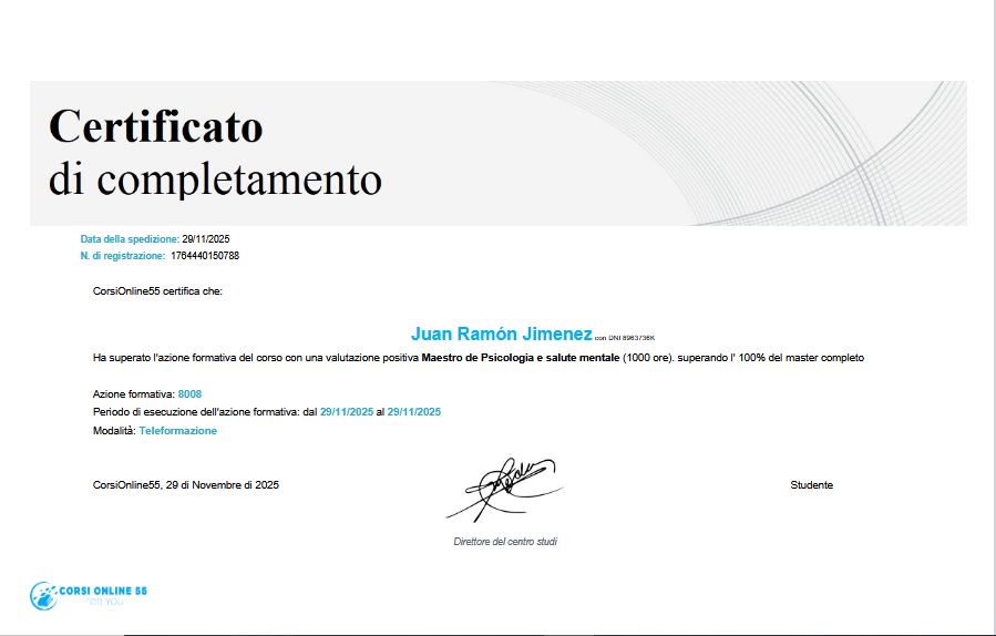 Certificato ufficiale dicorsionline55